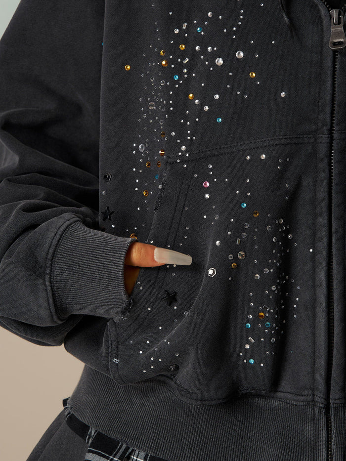Orbit Dust Gemstone Hoodie